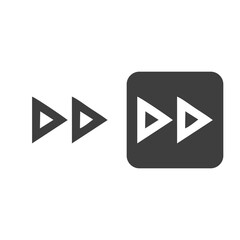 fast forward icon Vector high quality fast forward icon inside a circle isolated on white background. Next round button illustration