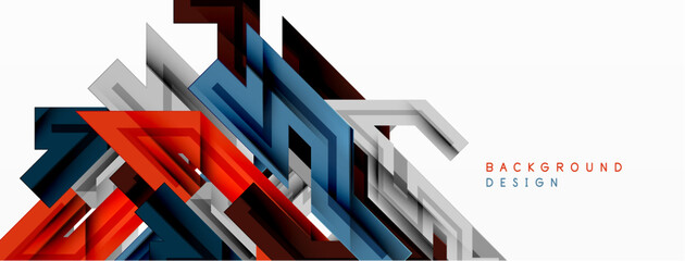 Dynamic lines geometric background. Vector Illustration For Wallpaper, Banner, Background, Card, Book Illustration, landing page