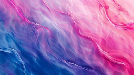 Abstract wavy background in vibrant pink and blue with smooth gradient; concept for modern design. AIG35.