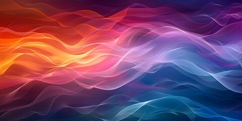 Obraz premium Abstract Wave Background With Gradient Colors