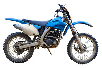 Dusty Blue Dirt Bike