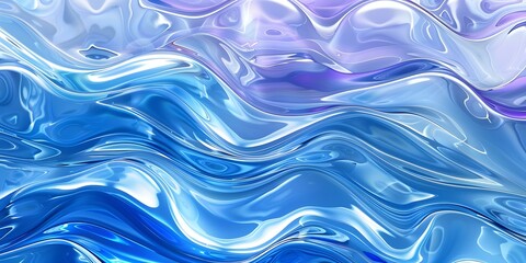 Obraz premium Abstract Liquid Waves Background