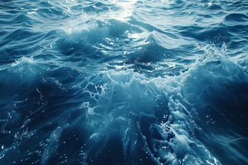 Abstract Ocean Waves Splendor