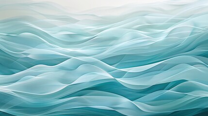 abstract wavy blue and white background