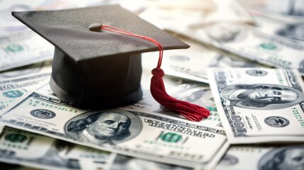 The graduation cap on money