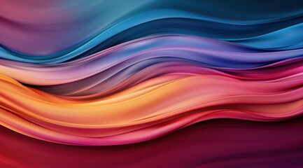Vibrant abstract wave background