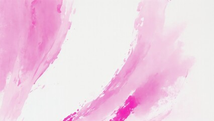 Obraz premium Pink and silver ink brush stroke on paper. Abstract background in Japanese style