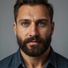 Obraz premium ia generated. portrait of a man. portrait of a young man. portrait of a handsome man