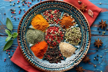 Colorful Assortment of Spices