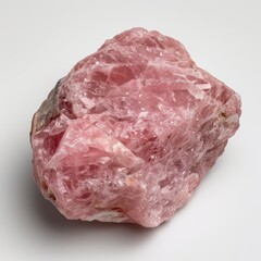 Obraz premium Vibrant pink quartz crystal rock formation