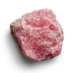 Fototapeta premium Rough pink quartz crystal rock