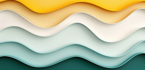Obraz premium abstract wavy landscape background