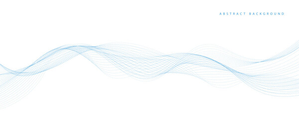 Blue abstract wave background. Blue background design.