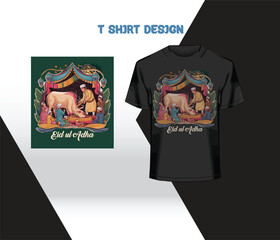 t-shirt design eid ul adha