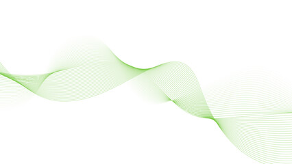 Abstract vector colorful wave line flowing isolated on white background. Colorful wave lines on white background for elements in concept business presentation, Brochure, Flyer, Science, Technology. 