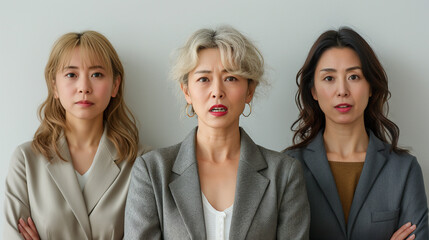 女性グループ　怒り