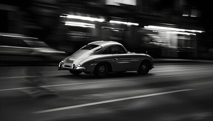 Car with Motion Blur