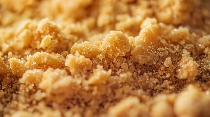 Close up of food with sweet pie crumbles