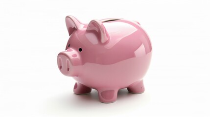 Obraz premium A Pink Piggy Bank