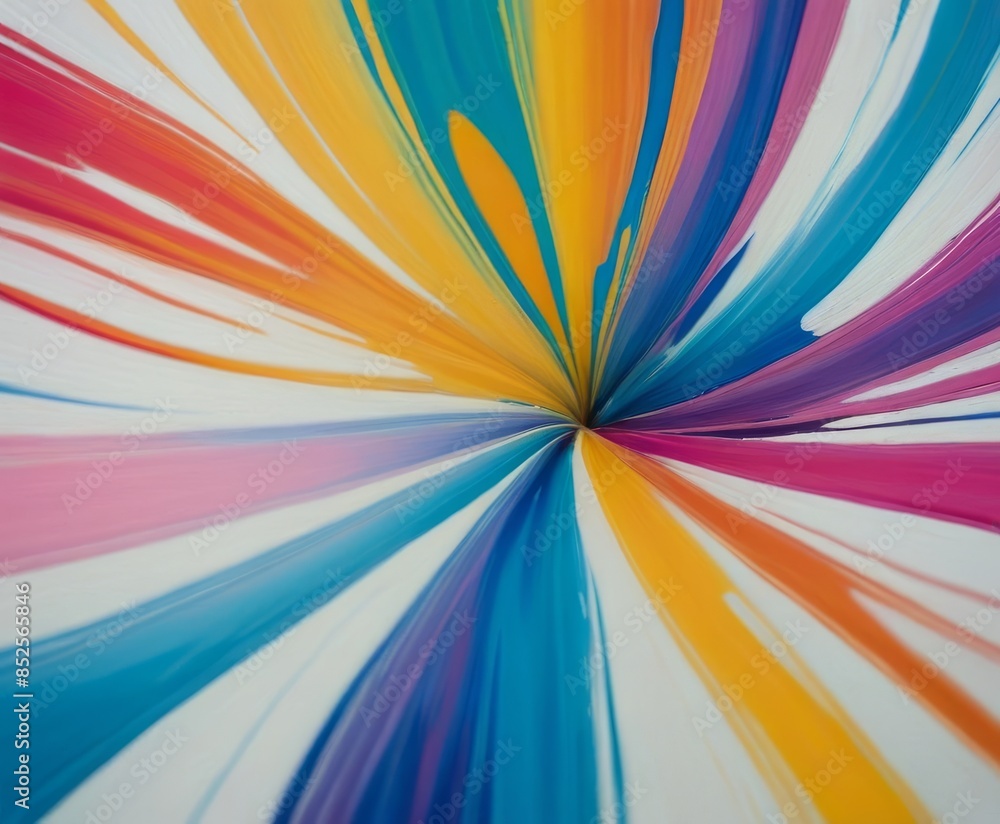 Poster a vibrant abstract image featuring swirling patterns of colorful paint. the dynamic mix of hues crea