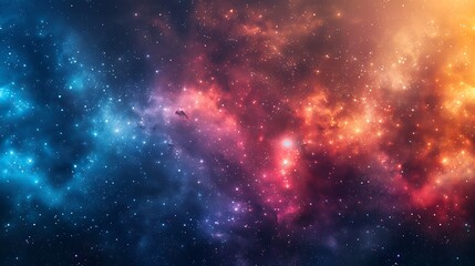 Obraz premium A detailed image of watercolor painted stars scattered across a textured paper background. The stars are rendered in vibrant blues, purples, and pinks, creating a whimsical and artistic scene. 