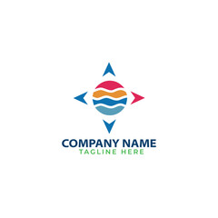 Travel, tourism, holidays and pleasure logo vector design 
