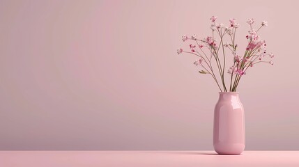 pink flowers in vase