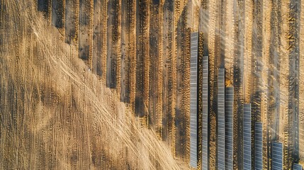 Renewable Energy from Field Solar Panels