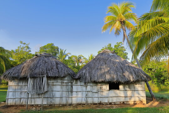 Angel Perez -first one to aid the revolutionary expeditioners- peasant's hut, symbol of the local solidarity with the 1956 uprising. Niquero-Cuba-397