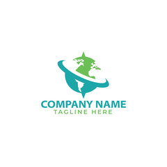 Fototapeta premium Flyaway logo lettering design 