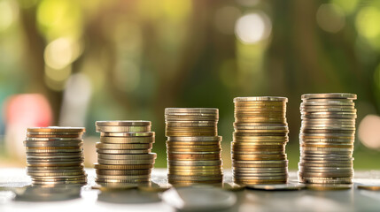 stack of coins