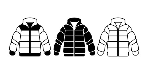 jacket icon. winter jacket icon © Kang Firman
