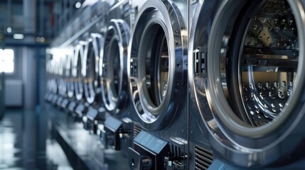 Laundry equipment and facilities, ideal for use in commercial settings or office spaces