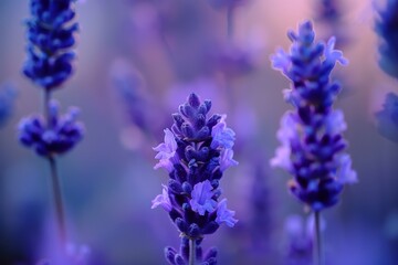 Lavandula angustifolia: Pretty Purple and Blue Flowered Herb