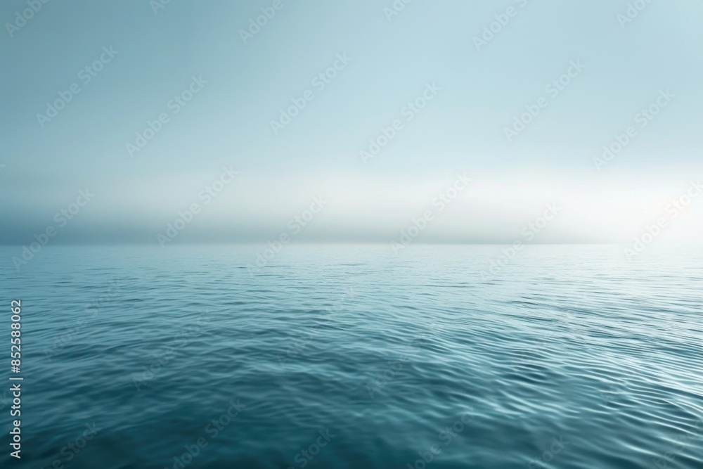 Aufkleber a serene lake scene with a cloudy sky and calm waters, perfect for use as a backdrop or atmospheric 