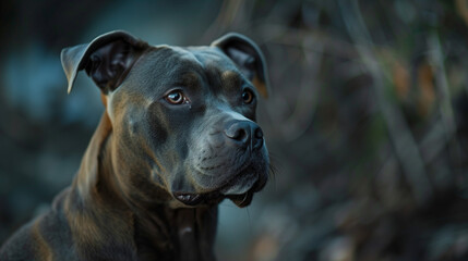 portrait of a pitbull