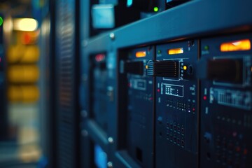 Close-up shot of various electronic parts, useful for illustrating technology or innovation concepts