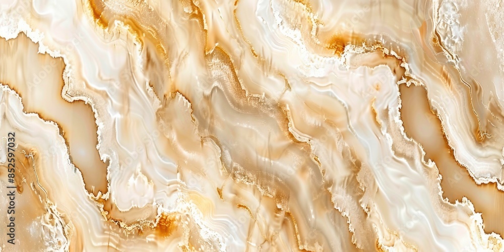 Aufkleber close-up shot of a marble surface with intricate patterns and textures