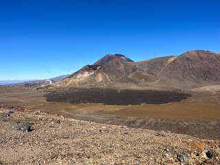 Tongariro Alpine Crossing, Tongariro National Park, North Island of New Zealand