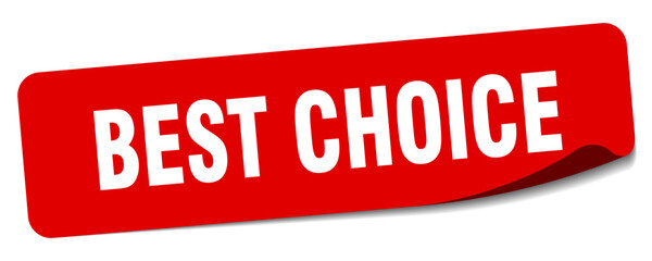 best choice sticker. best choice label