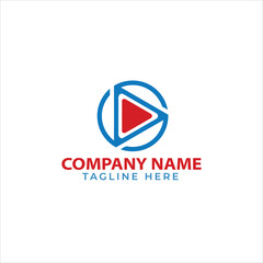 video camera logo design simple minimalist
