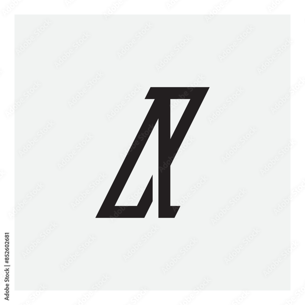 Poster a and p - initials or logo. ap - monogram or logotype. vector design element or icon.