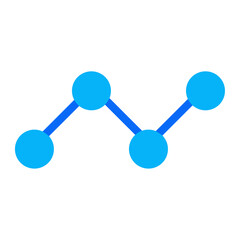 Statistics ESOP icon duo tone vector for mobile app, website, logo and presentation design.