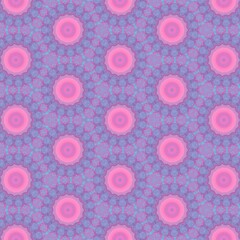 Fototapeta premium Circle Blooms Pattern - Pattern Two
