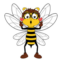 Cute Bee cartoon
