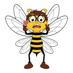 Cute Bee cartoon