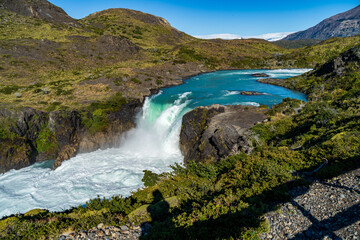 Salto Grande, Turquoise waterfall