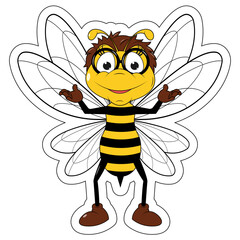 Cute Bee Cartoon