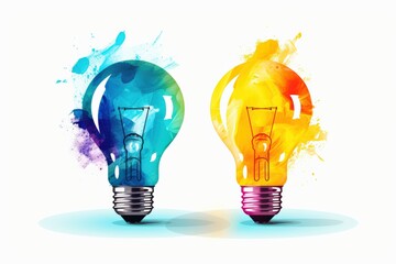 light bulb idea concept