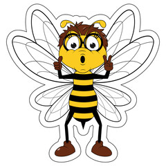 Cute Bee Cartoon